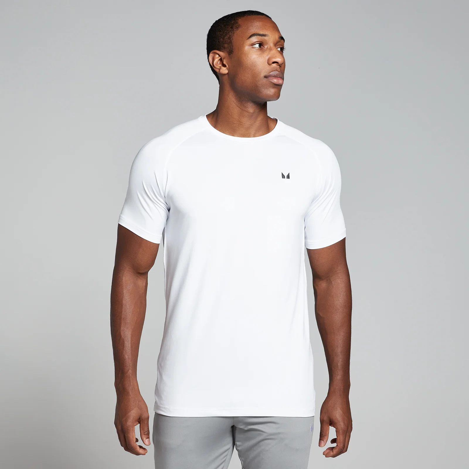 MP Men's Training Short Sleeve T-Shirt - White - XXS Bilde 1