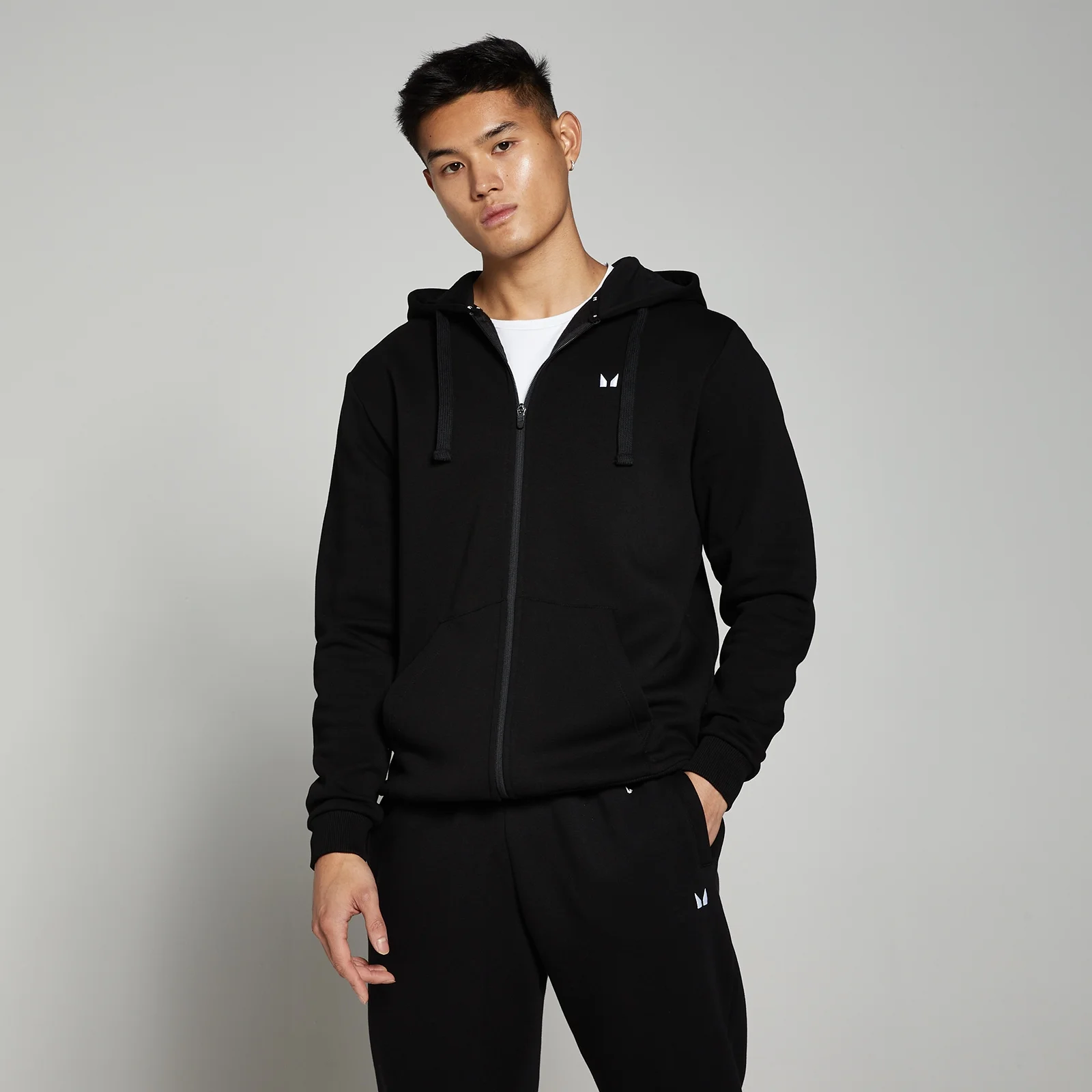 MP Men's Rest Day Zip Through Hoodie - Black - M Bilde 1