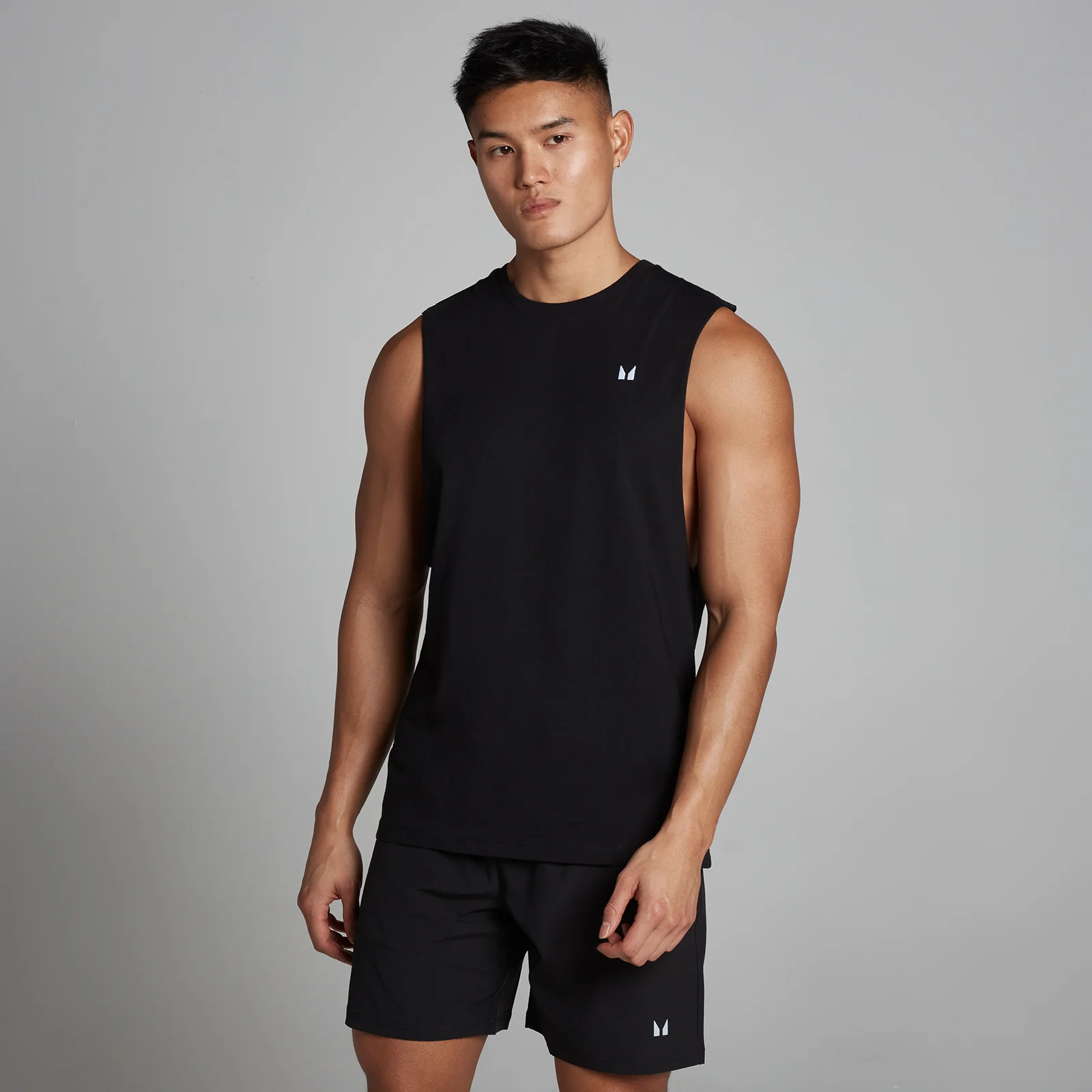 MP Men's Rest Day Drop Armhole Tank Top - Black - L Bilde 1