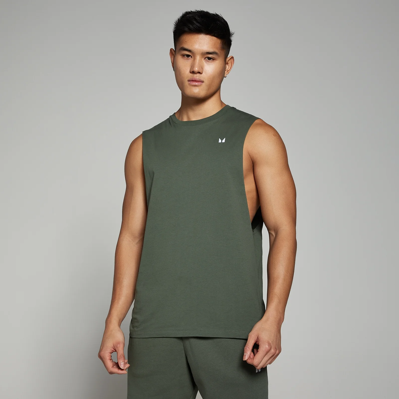 MP Men's Rest Day Drop Armhole Tank Top - Thyme - XS Bilde 1