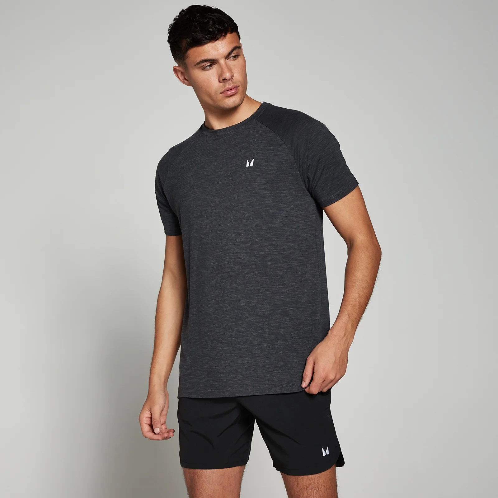 MP Men's Performance Short Sleeve T-Shirt - Black Marl - XS Bilde 1
