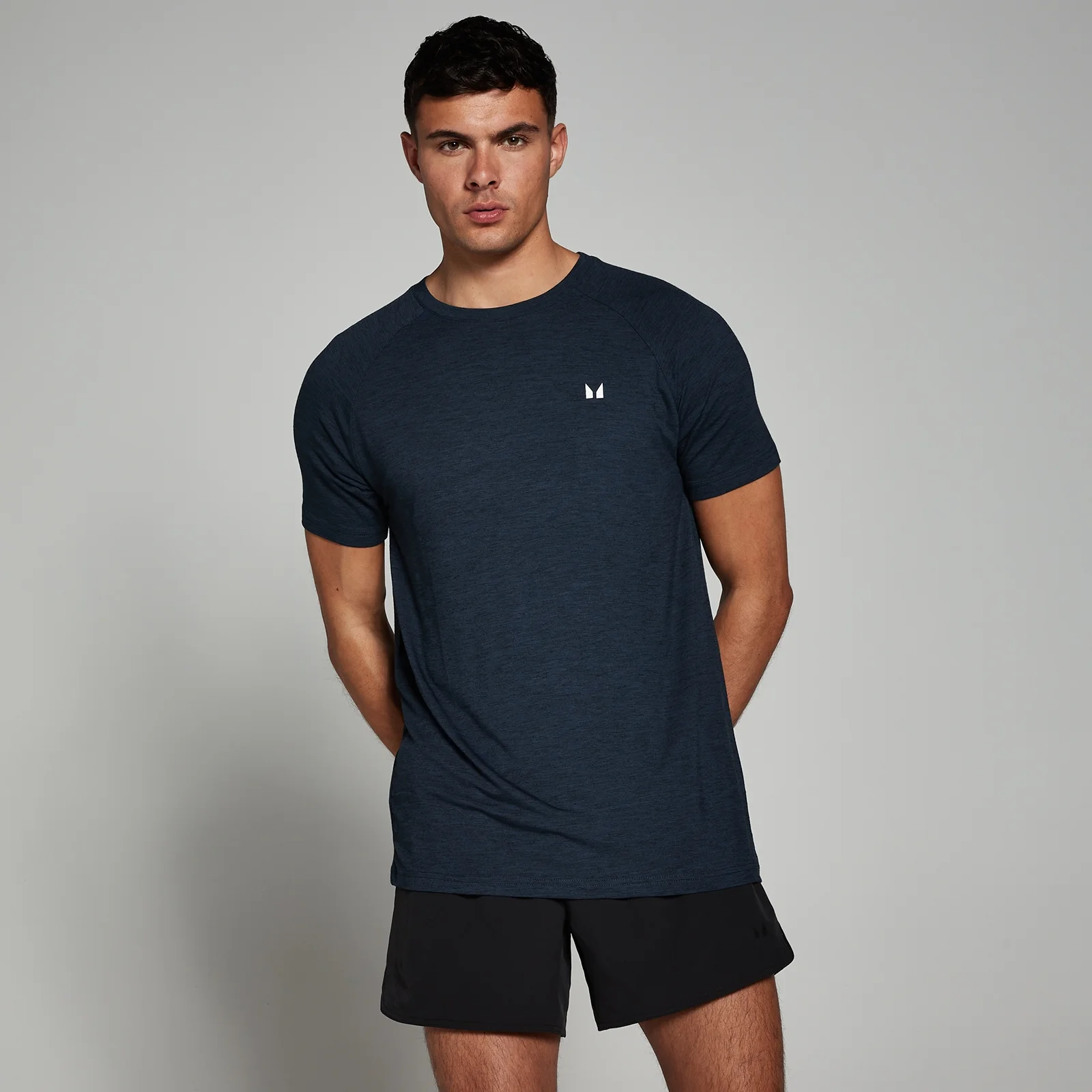MP Men's Performance Short Sleeve T-Shirt - Navy Marl - XS Bilde 1