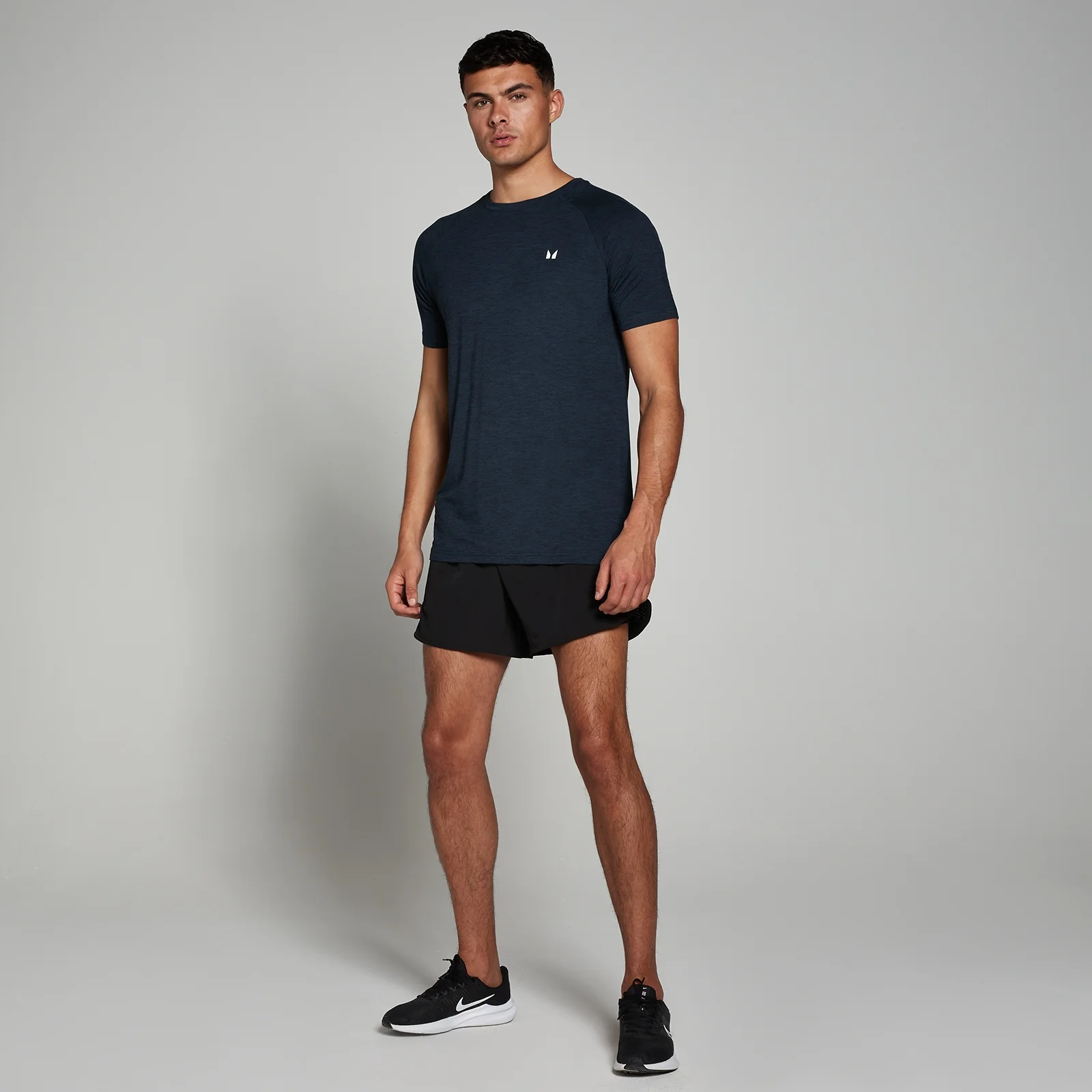 MP Men's Performance Short Sleeve T-Shirt - Navy Marl - XXXL Bilde 3