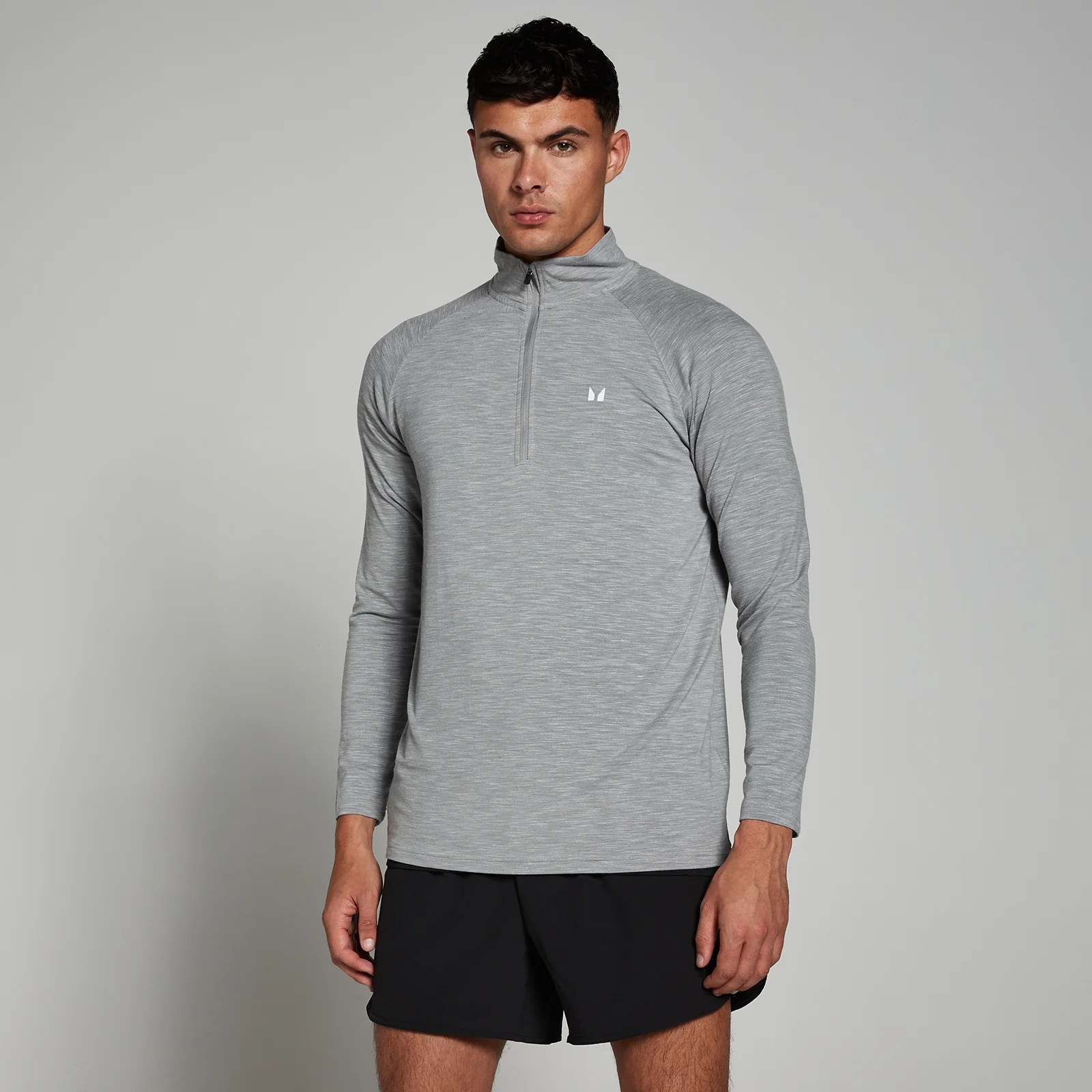 MP Men's Performance 1/4 Zip - Chrome Marl - XXS Bilde 1