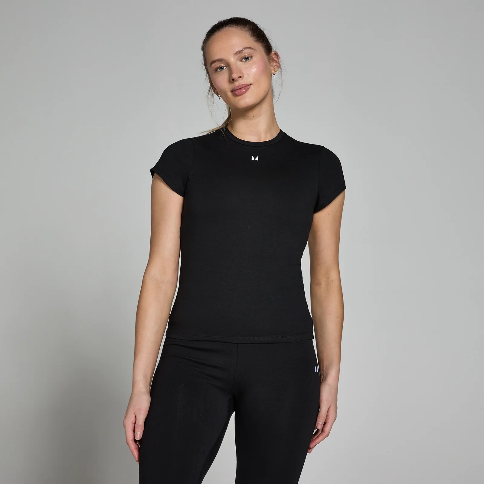 MP Women's Basic Body Fit Short Sleeve T-Shirt - Black - XXS Bilde 1