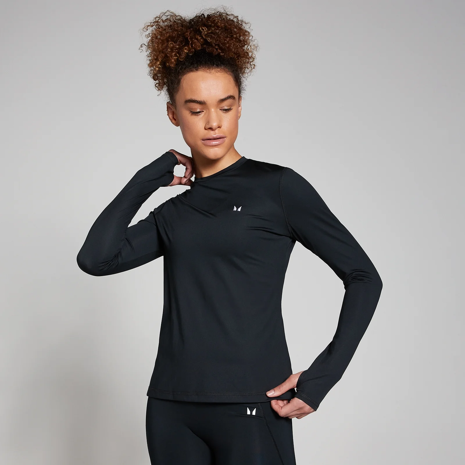 MP Women's Training Long Sleeve T-Shirt - Black - XXS Bilde 1