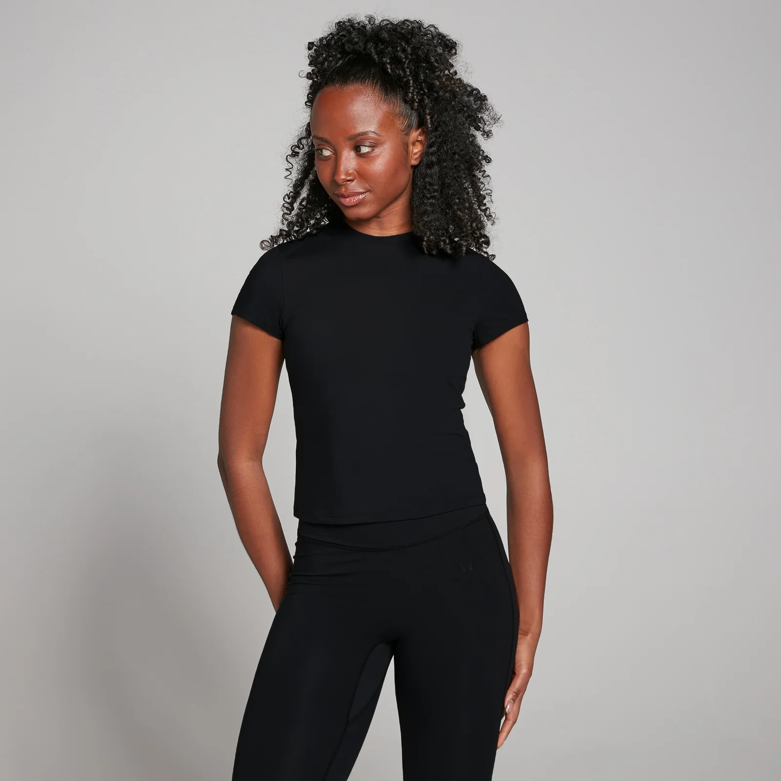 MP Women's Tempo Body Fit Short Sleeve T-Shirt - Black - S Bilde 1