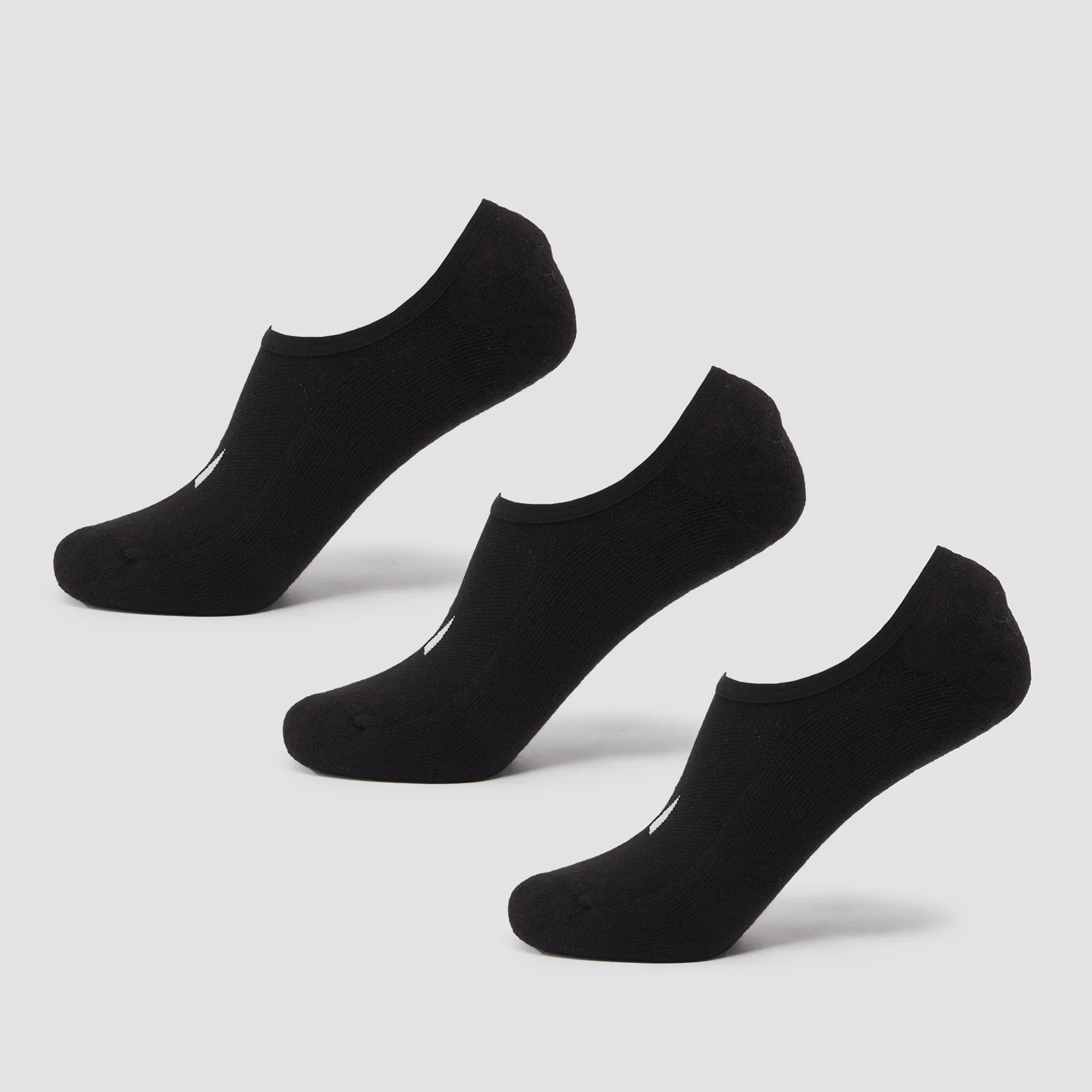 MP Unisex Invisible Socks (3 Pack) - Black - UK 6-8 Bilde 1