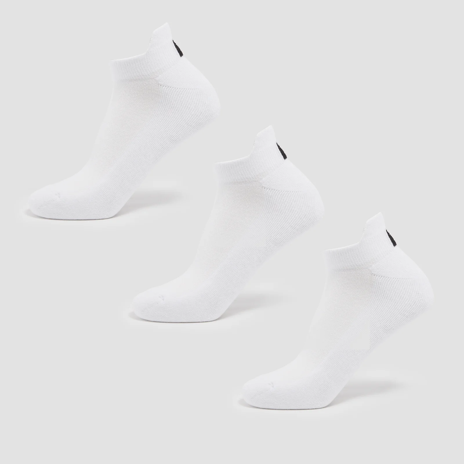 MP Unisex Trainer Socks (3 Pack) - White - UK 2-5 Bilde 1