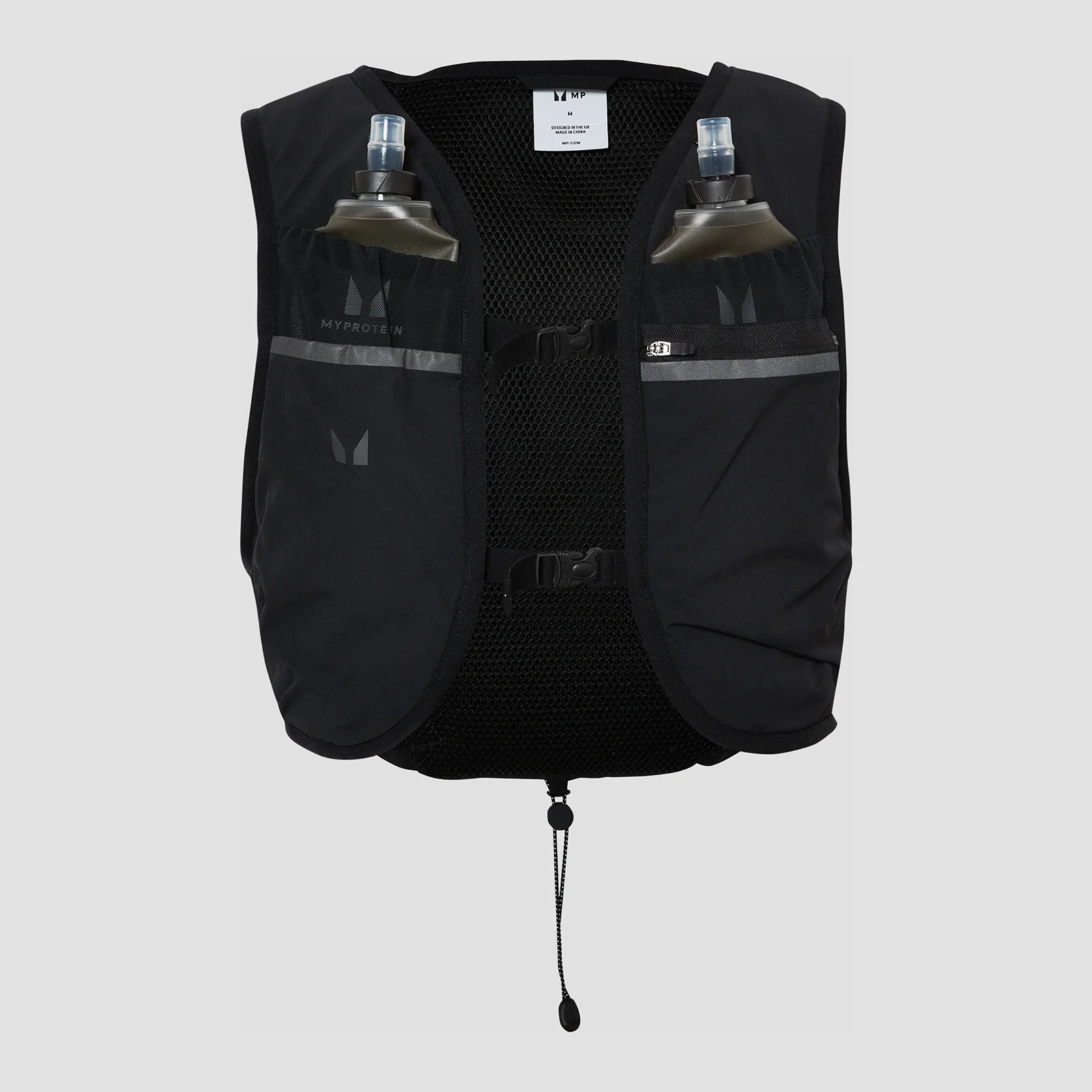 MP Velocity Ultra Hydration Vest & 2 Soft Running Bottles Bundle - Black - M Bilde 1