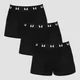 MP Men's Boksershorts – Svart (trepakning)