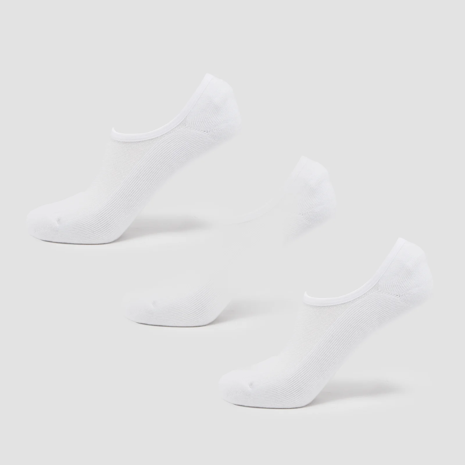 MP Unisex Invisible Socks (3 Pack) - White - UK 9-11 Bilde 1