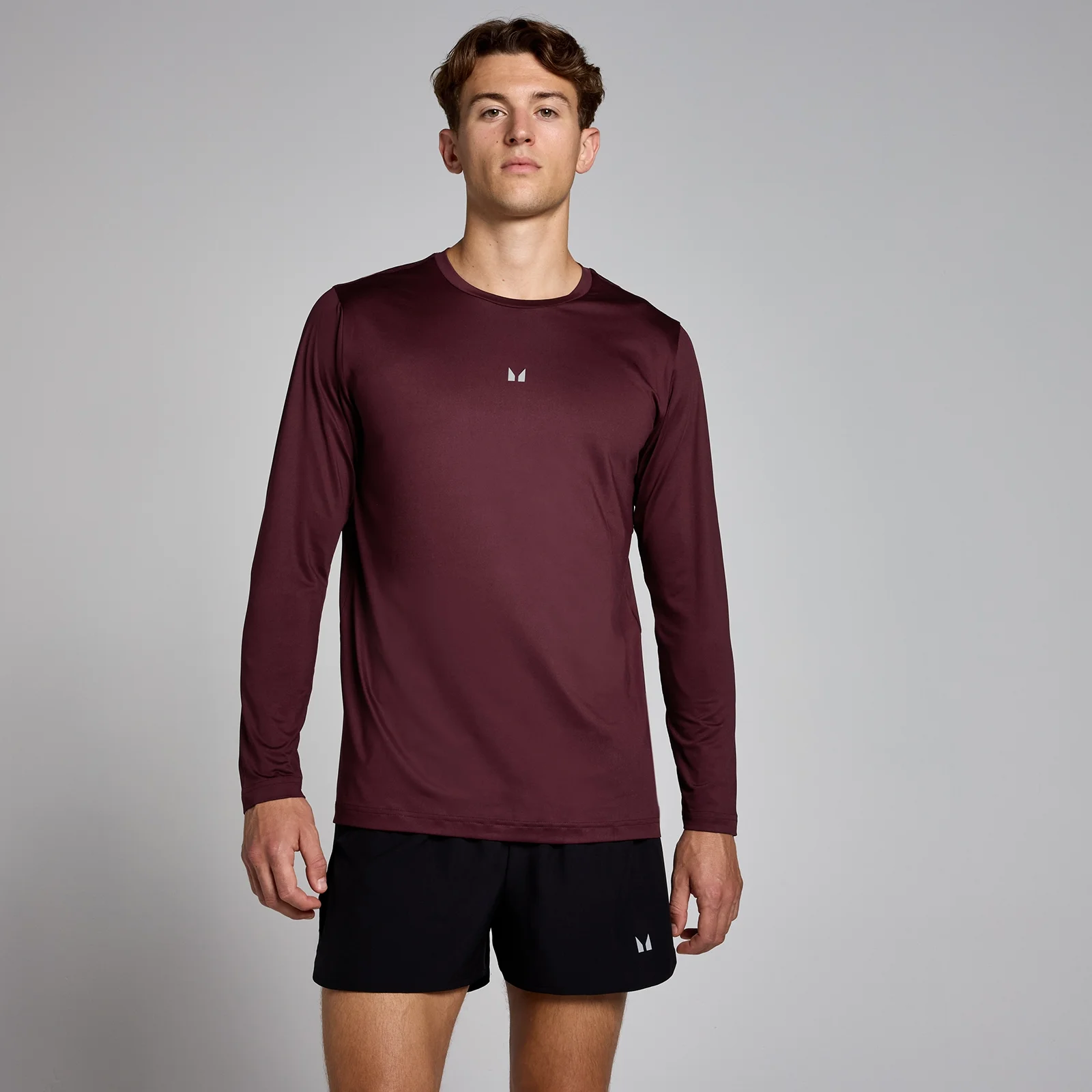 MP Men's Velocity Long Sleeve Top - Deep Berry - XS Bilde 1