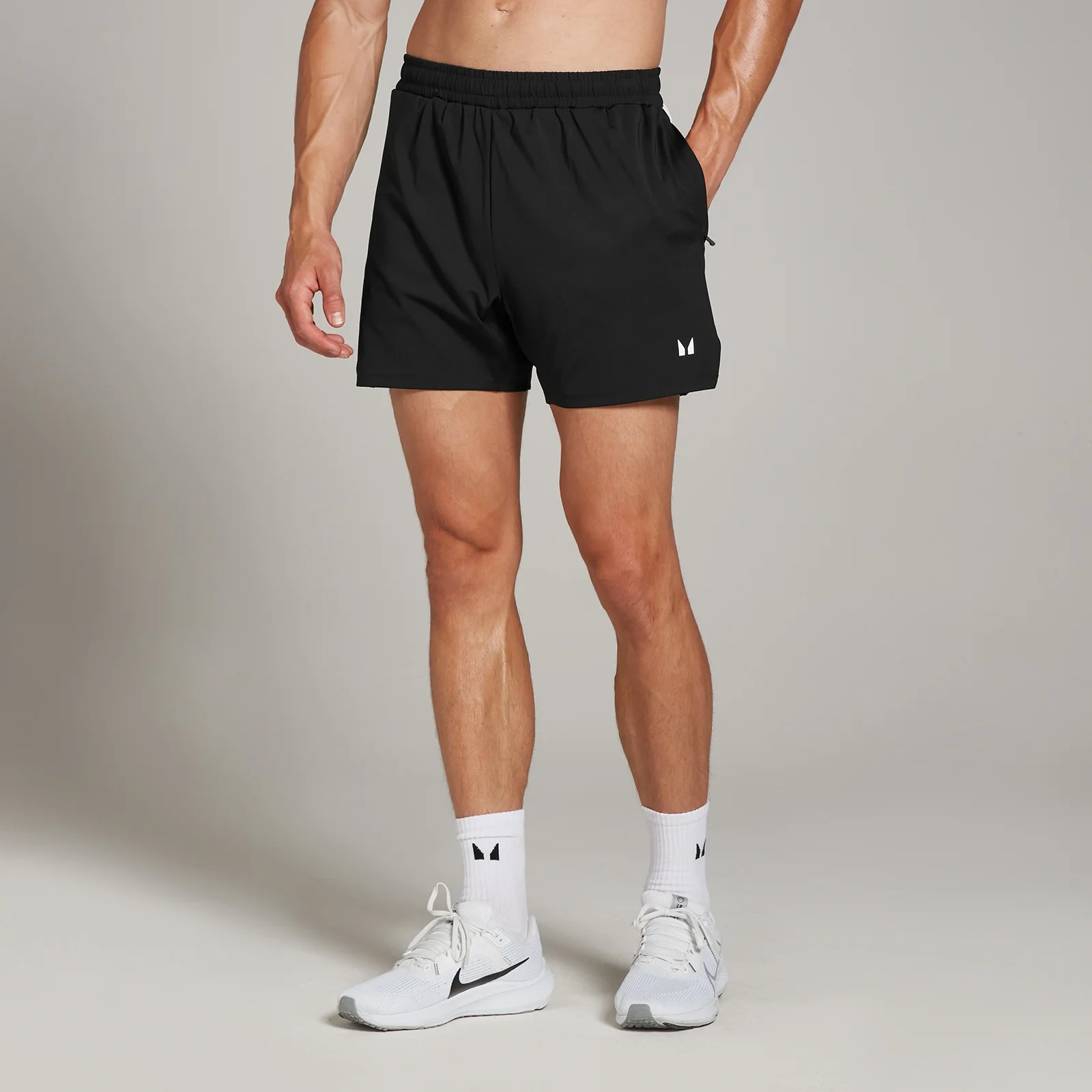 MP Men's Tempo Panel 5" Shorts - Black - XS Bilde 1