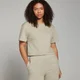 MP Women's Basic Boxy Crop T-Shirt - Fog