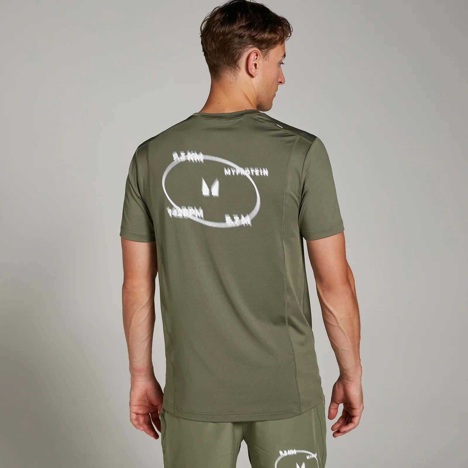 MP Men's Velocity Tracking Graphic T-Shirt - Dusty Olive - XXXL Bilde 1