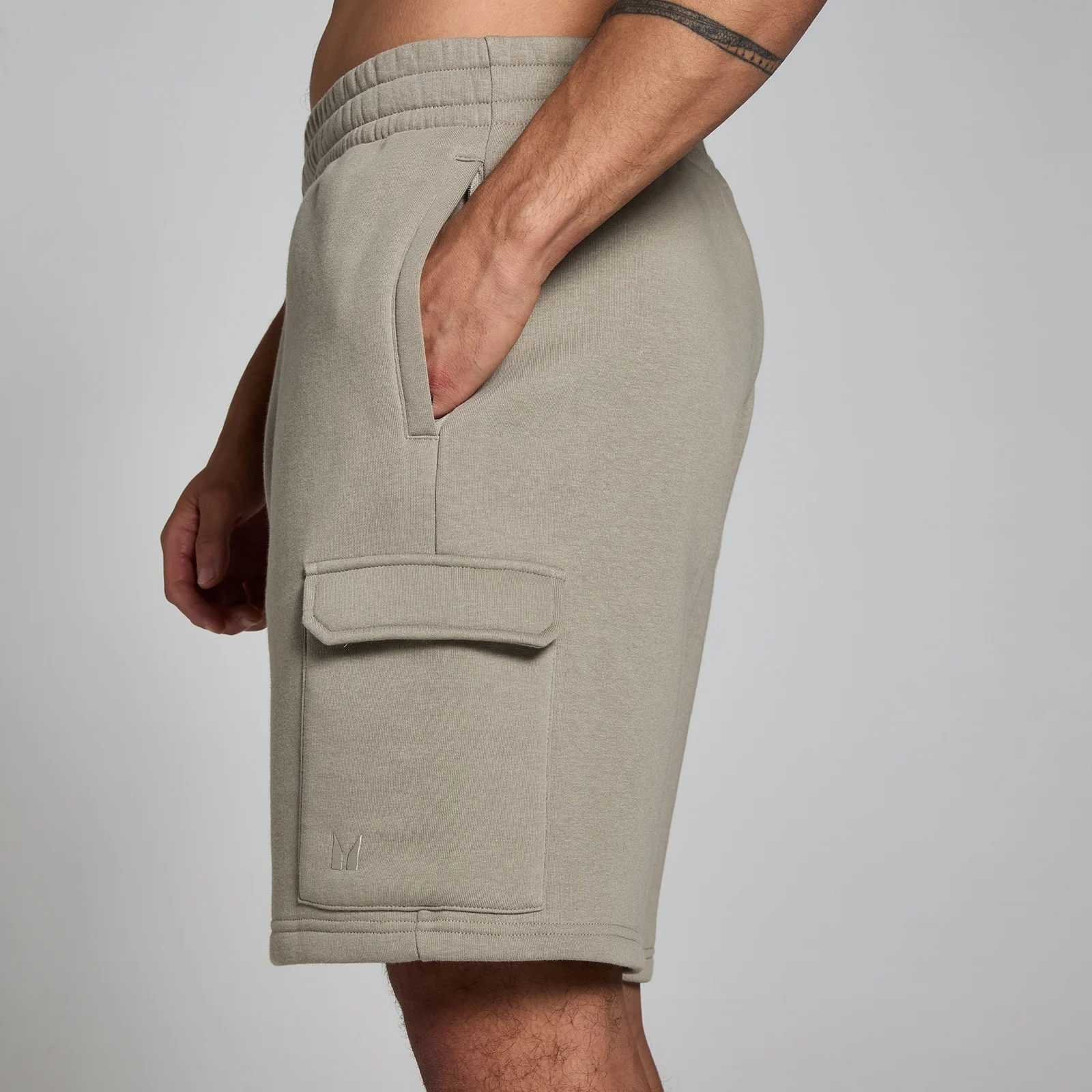 MP Men's Cargo Sweatshorts - Clay - XS Bilde 1
