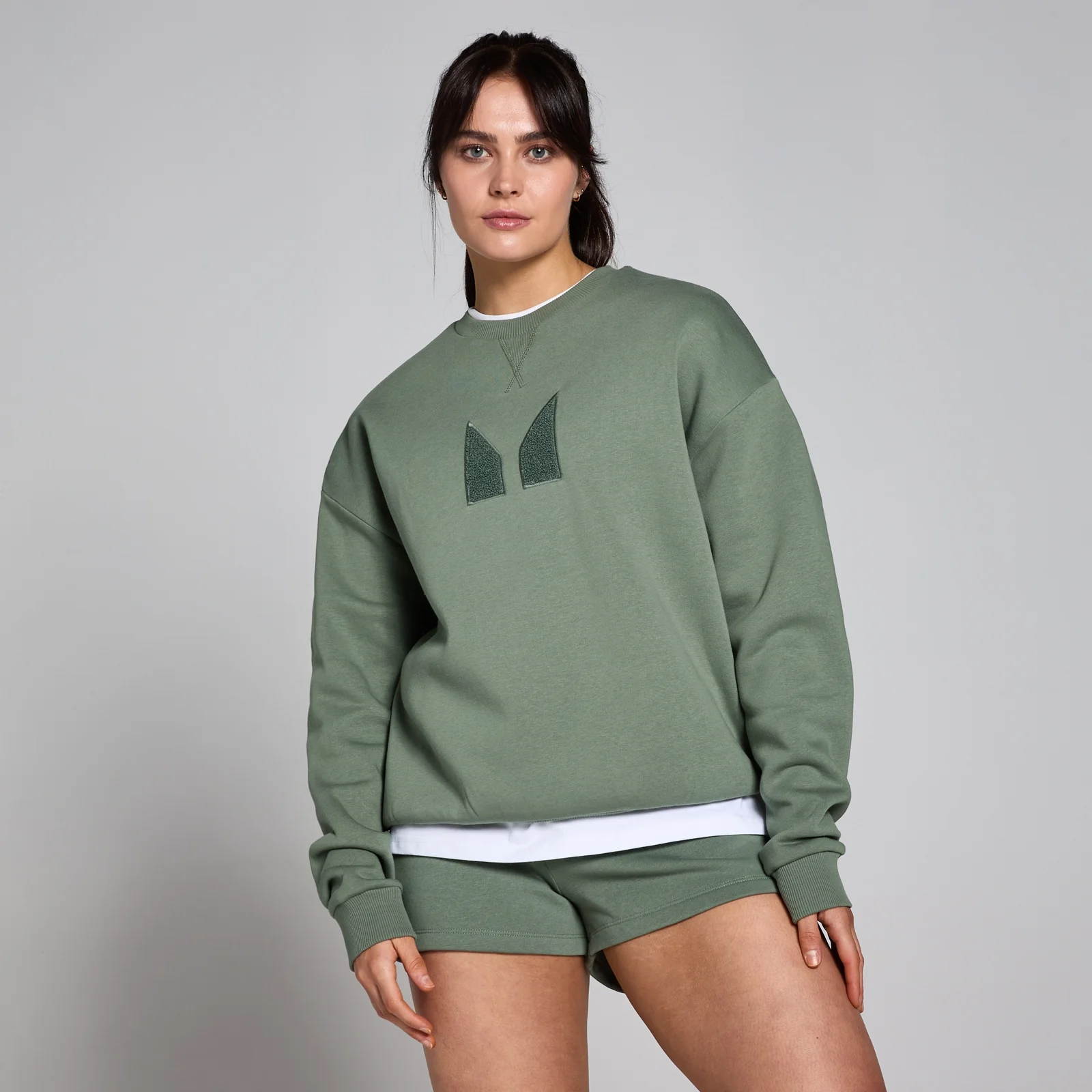 MP Women's Tempo Oversized Sweatshirt - Moss Green - S Bilde 1