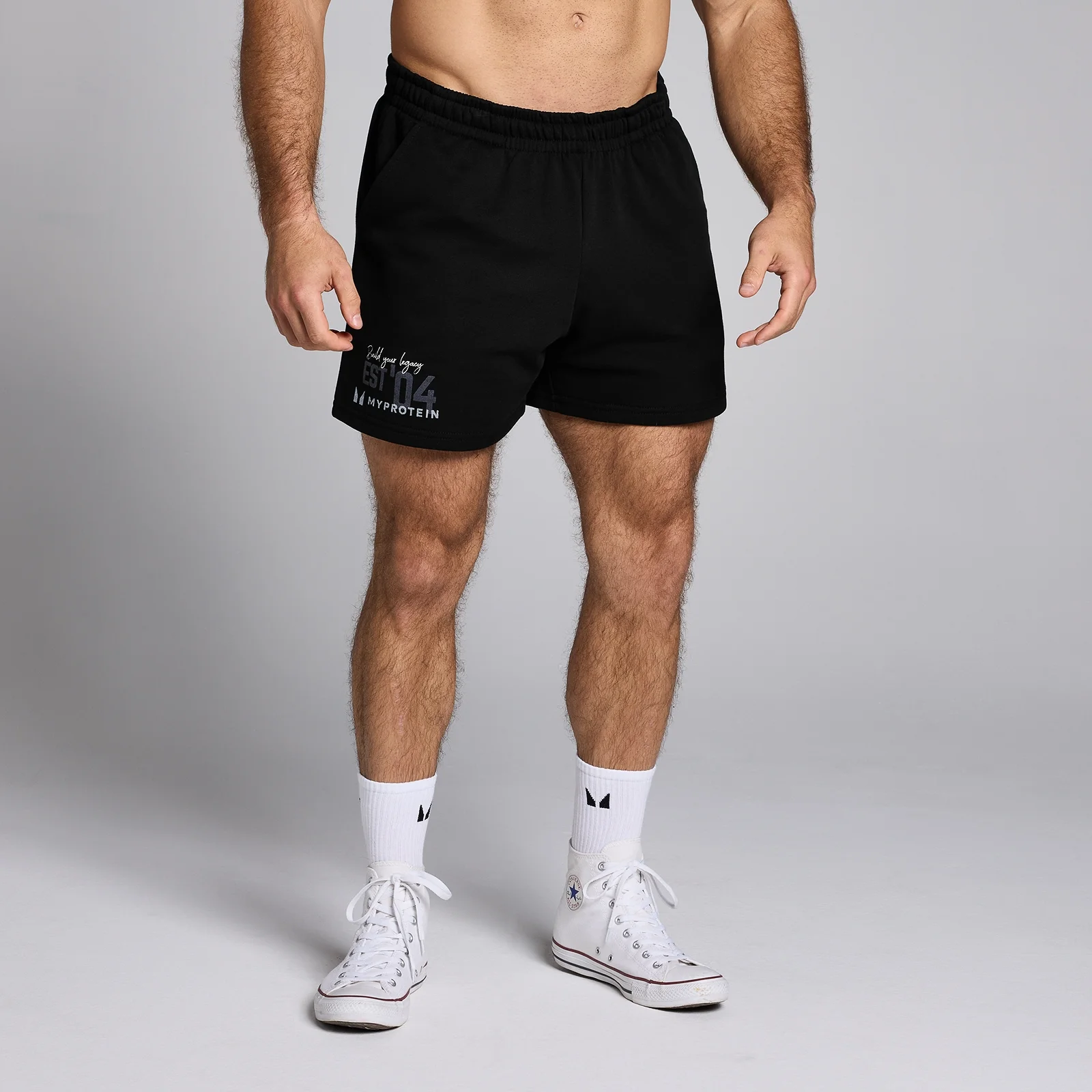 MP Men's Origin Graphic 5" Sweatshorts - Black - XS Bilde 1