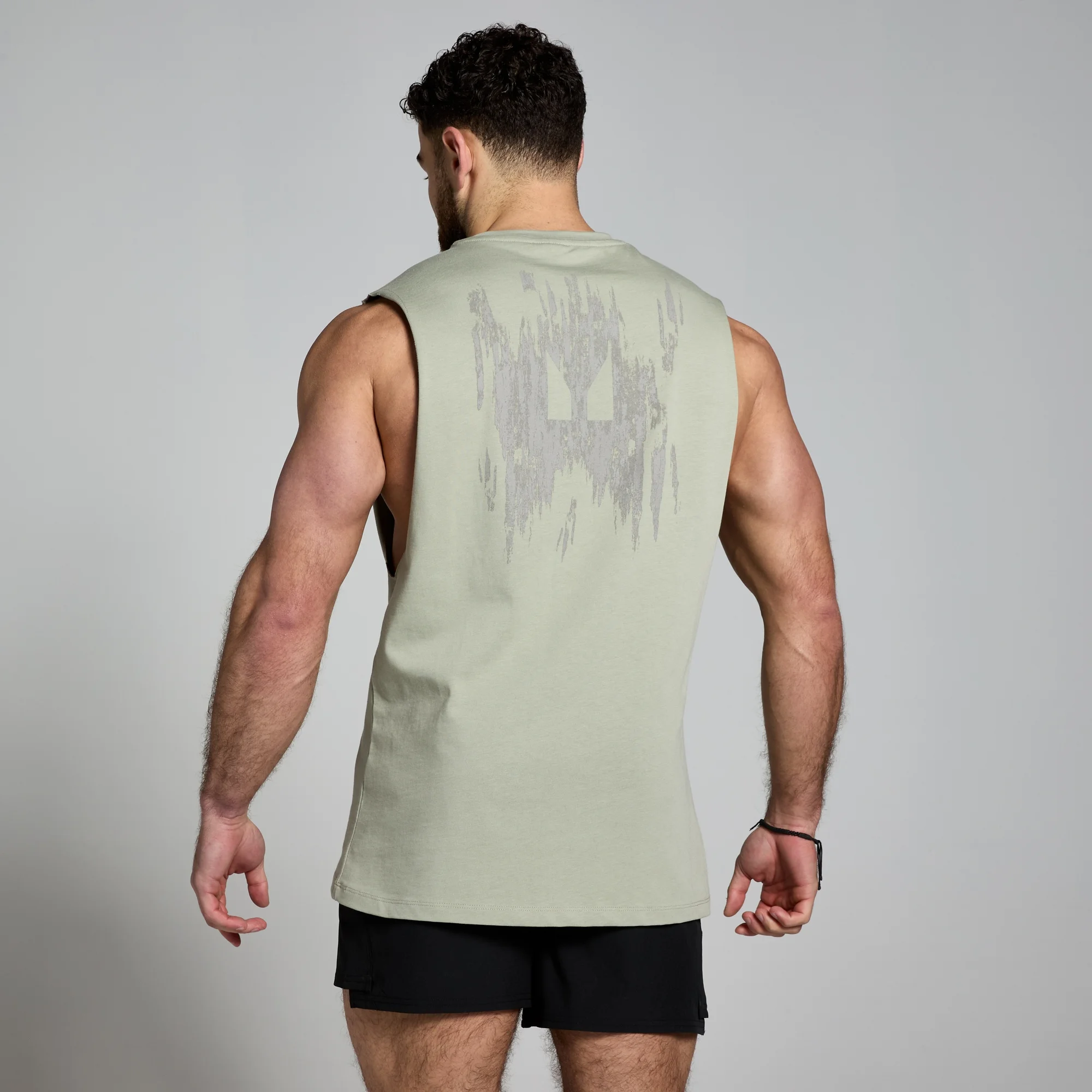 MP Men's Clay Graphic Tank - Sea Grass - XS Bilde 1