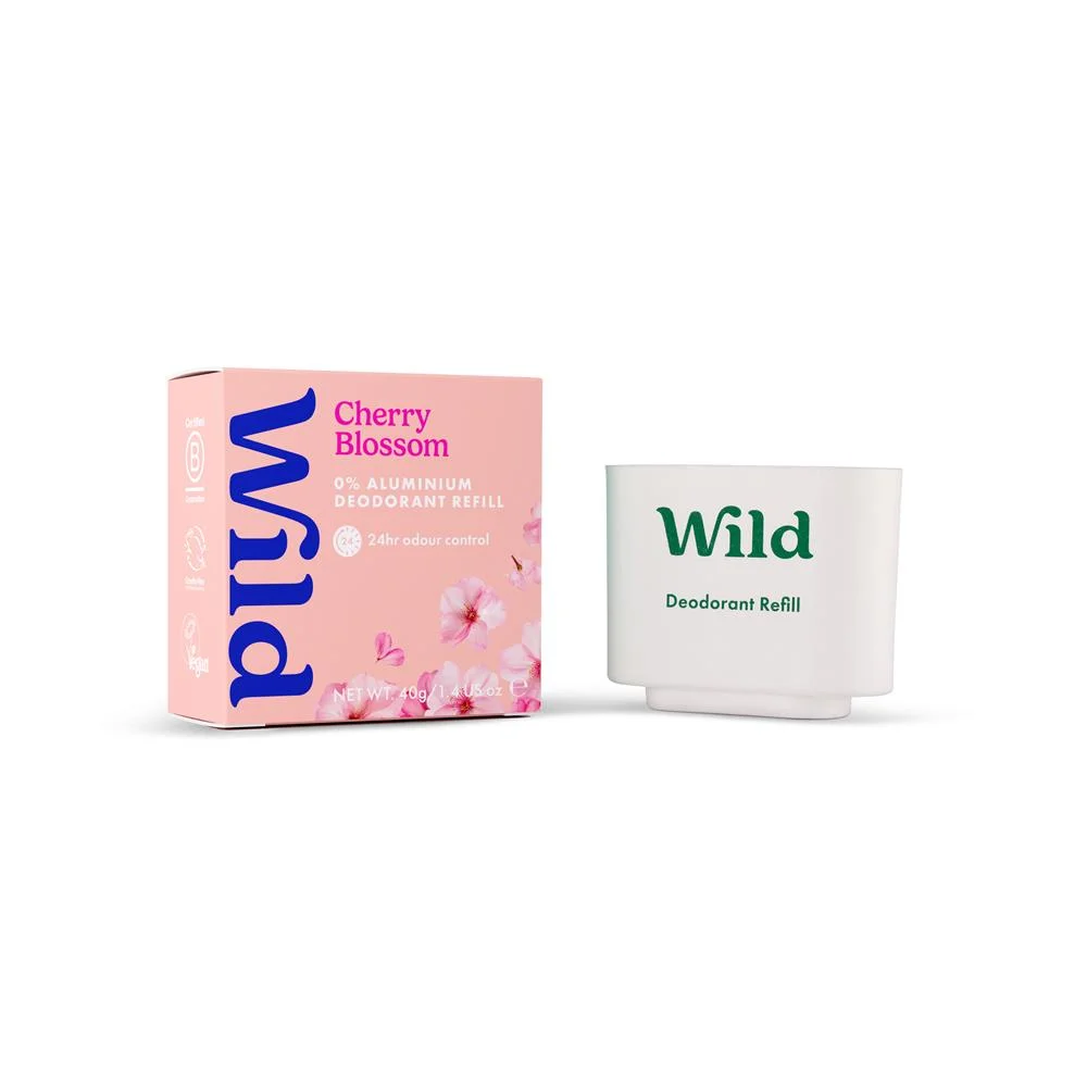Wild Cherry Blossom Deodorant Refill 40g Bilde 1