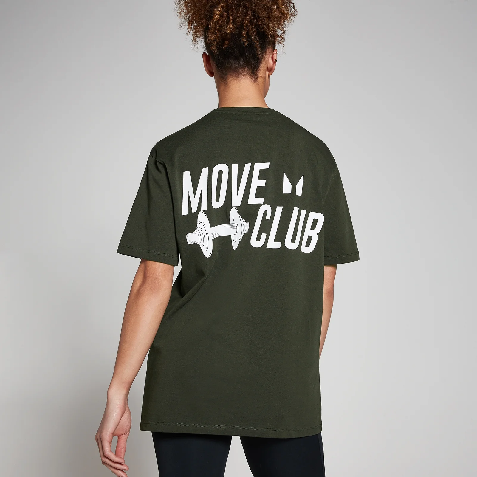 MP Women's Oversized Move Club T-Shirt - Forest Green - XXL-XXXL Bilde 1