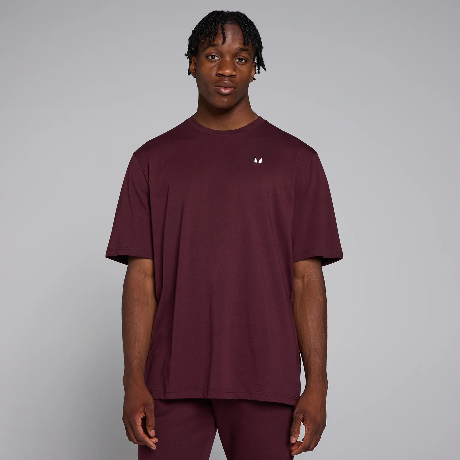 MP Men's Rest Day Oversized T-Shirt - Deep Berry - S Bilde 1