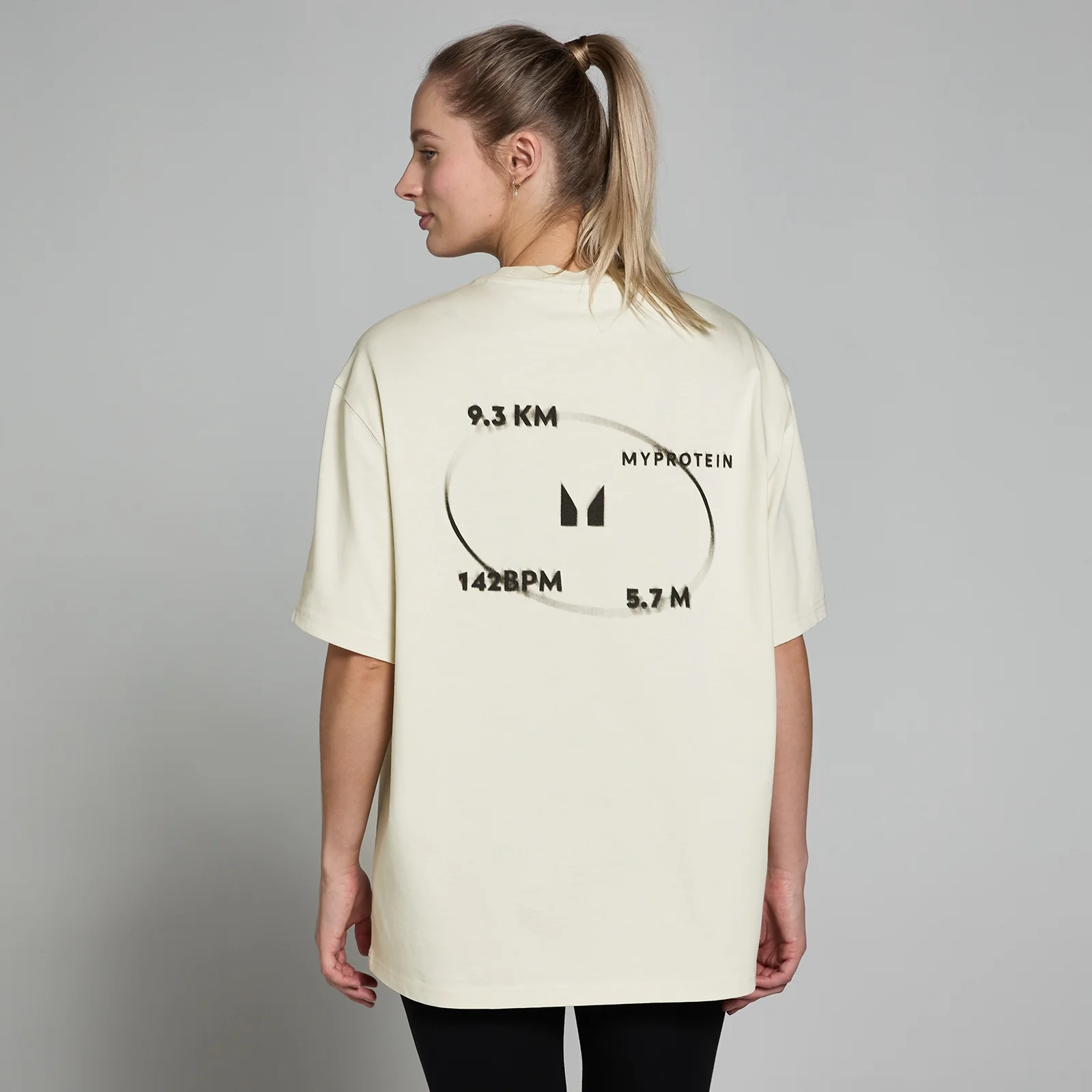 MP Women's Tracking Graphic T-Shirt - Natural - S-M Bilde 1