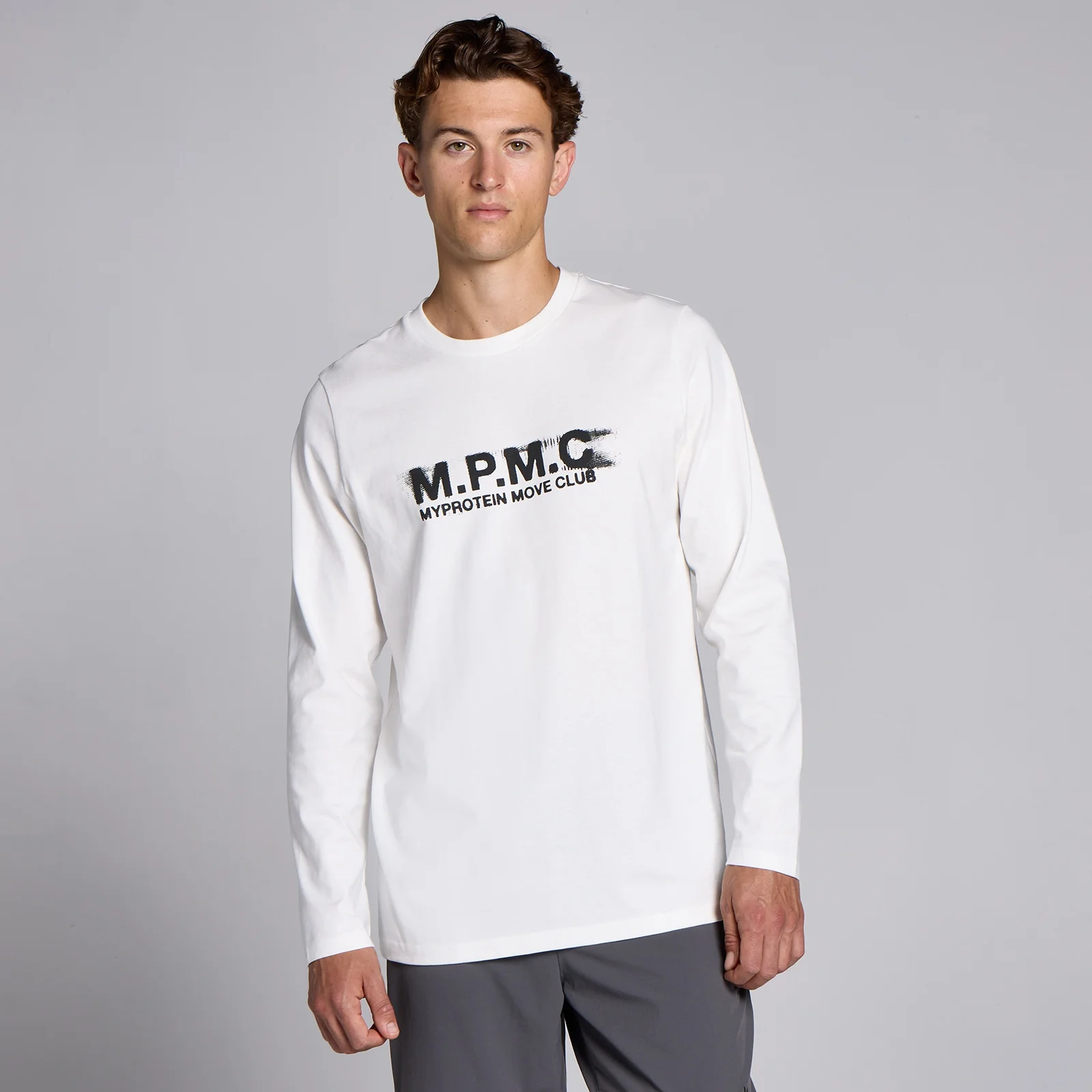 MP Men's Long Sleeve Top - White - M Bilde 1