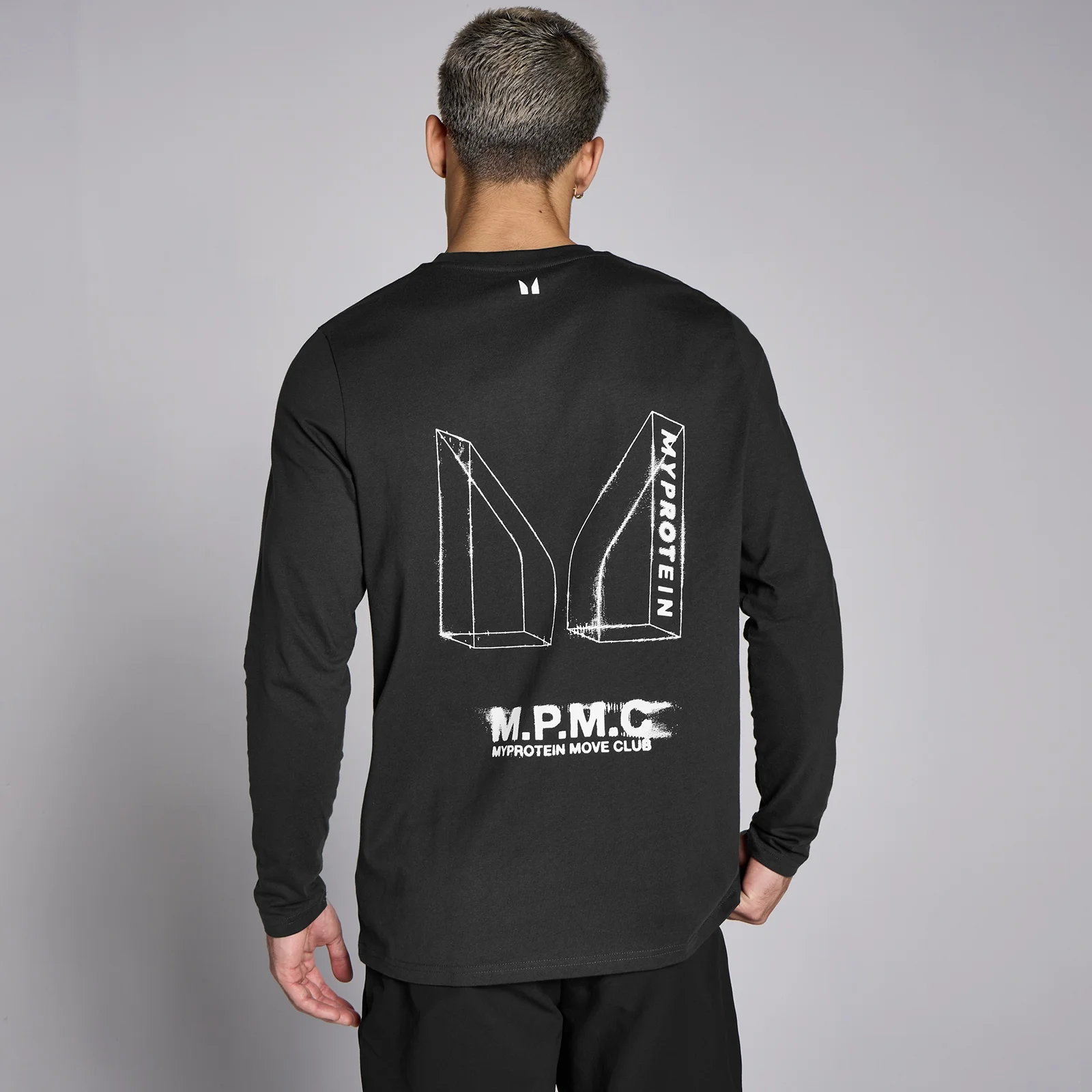 MP Men's Long Sleeve Top - Washed Black - XS Bilde 1