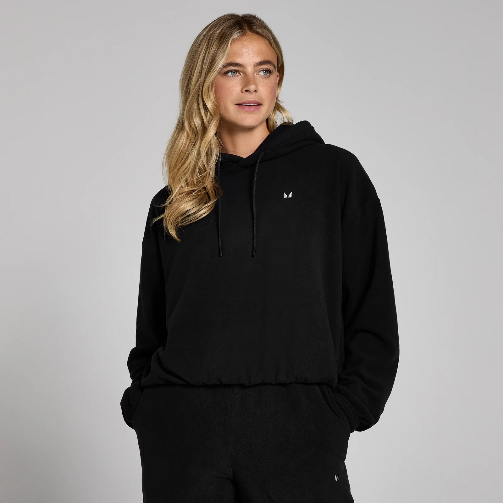 MP Women's Fleece Hoodie - Black - XL Bilde 1