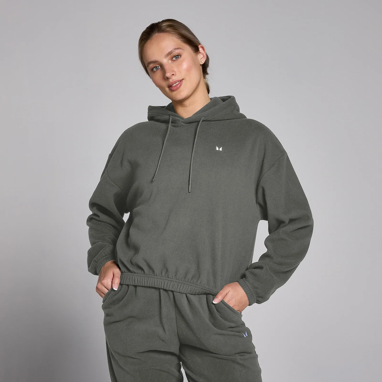 MP Women's Fleece Hoodie - Gunmetal - L Bilde 1