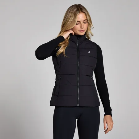 MP Women's Lightweight Puffer Gilet - Black