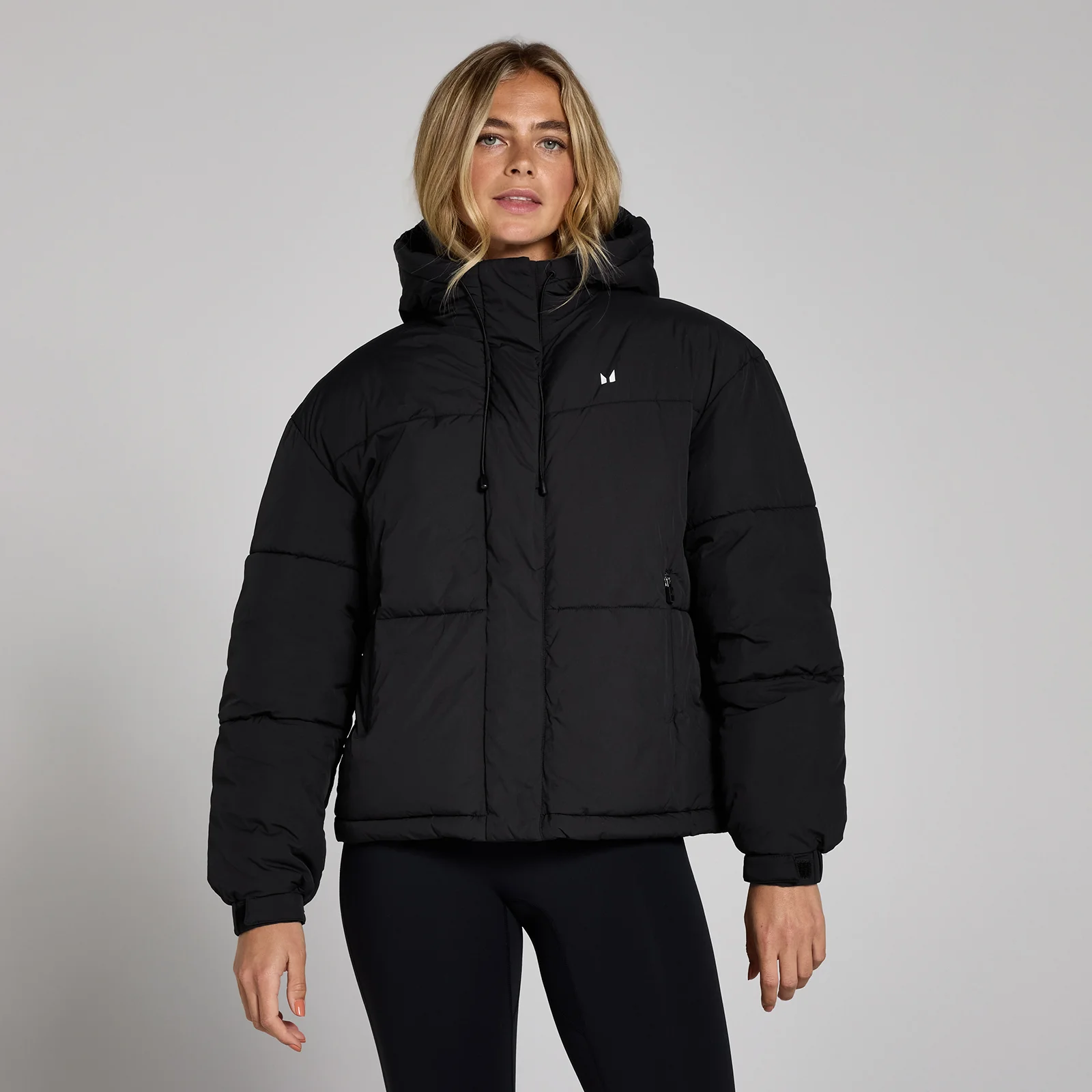 MP Women's Short Padded Puffer Jacket - Black - XS Bilde 1