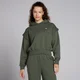MP Women's Tempo Graphic Crop Hoodie - Dark Olive