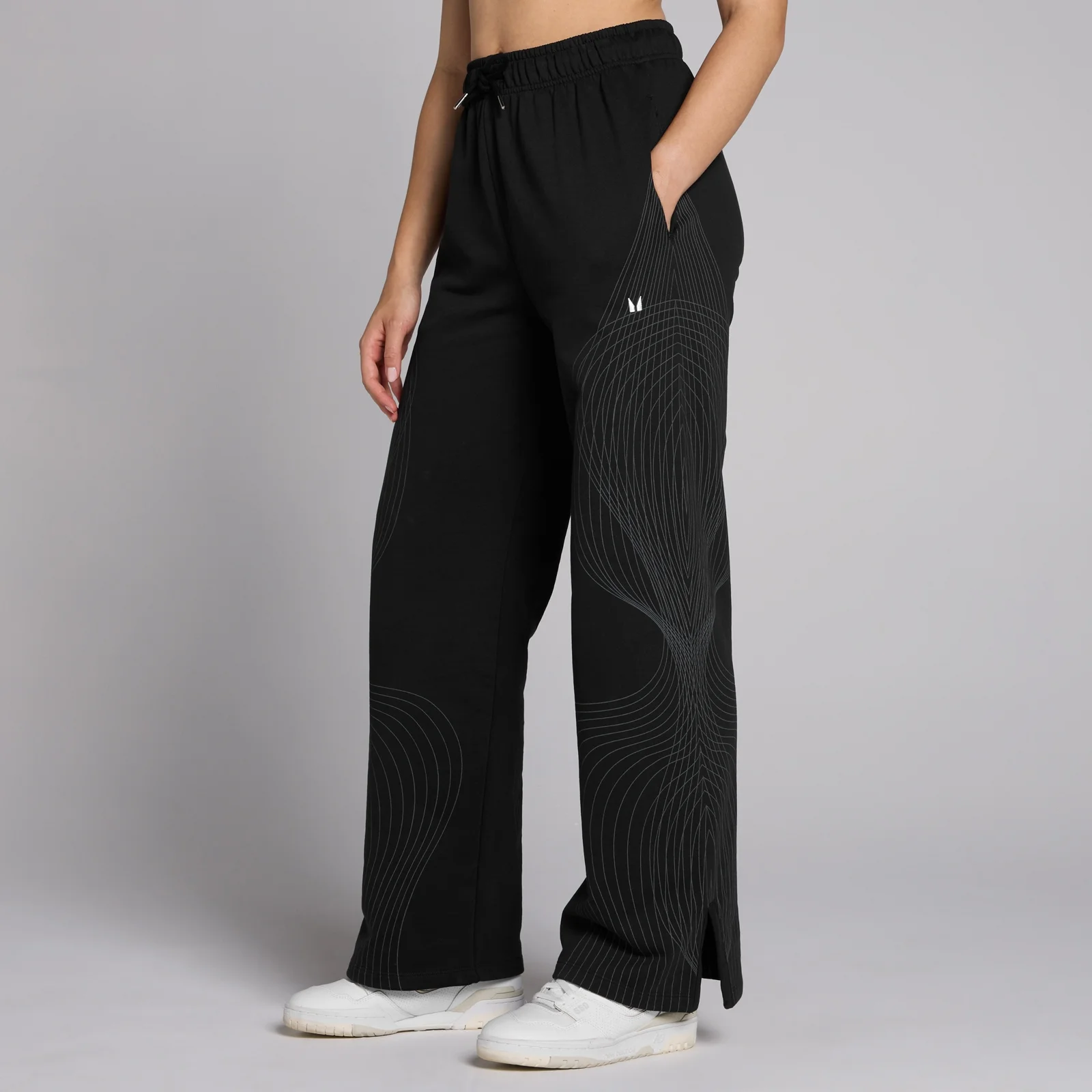 MP Women's Tempo Graphic Straight Leg Joggers - Black - XS Bilde 1