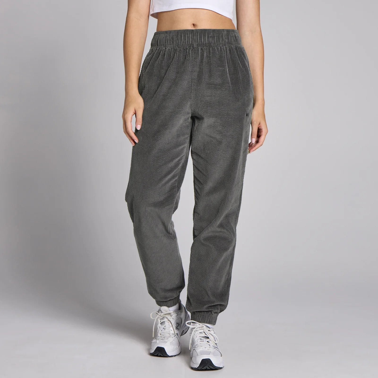MP Women's Corduroy Jogger - Gun Metal - S Bilde 1