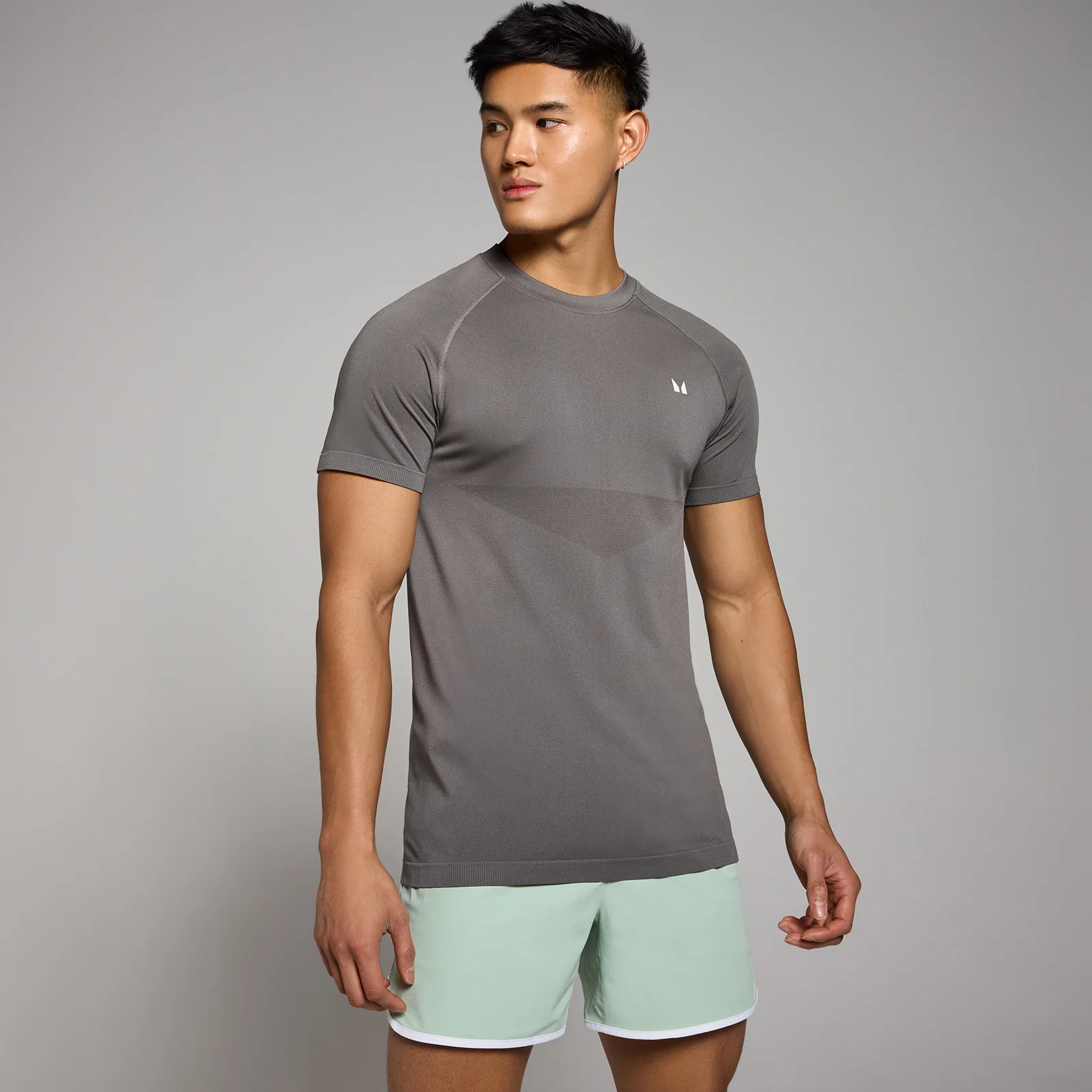 MP Men's Tempo Seamless T-shirt - Rock - S Bilde 1