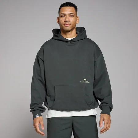 MP Lifestyle Retro Graphic Hoodie - Washed Black