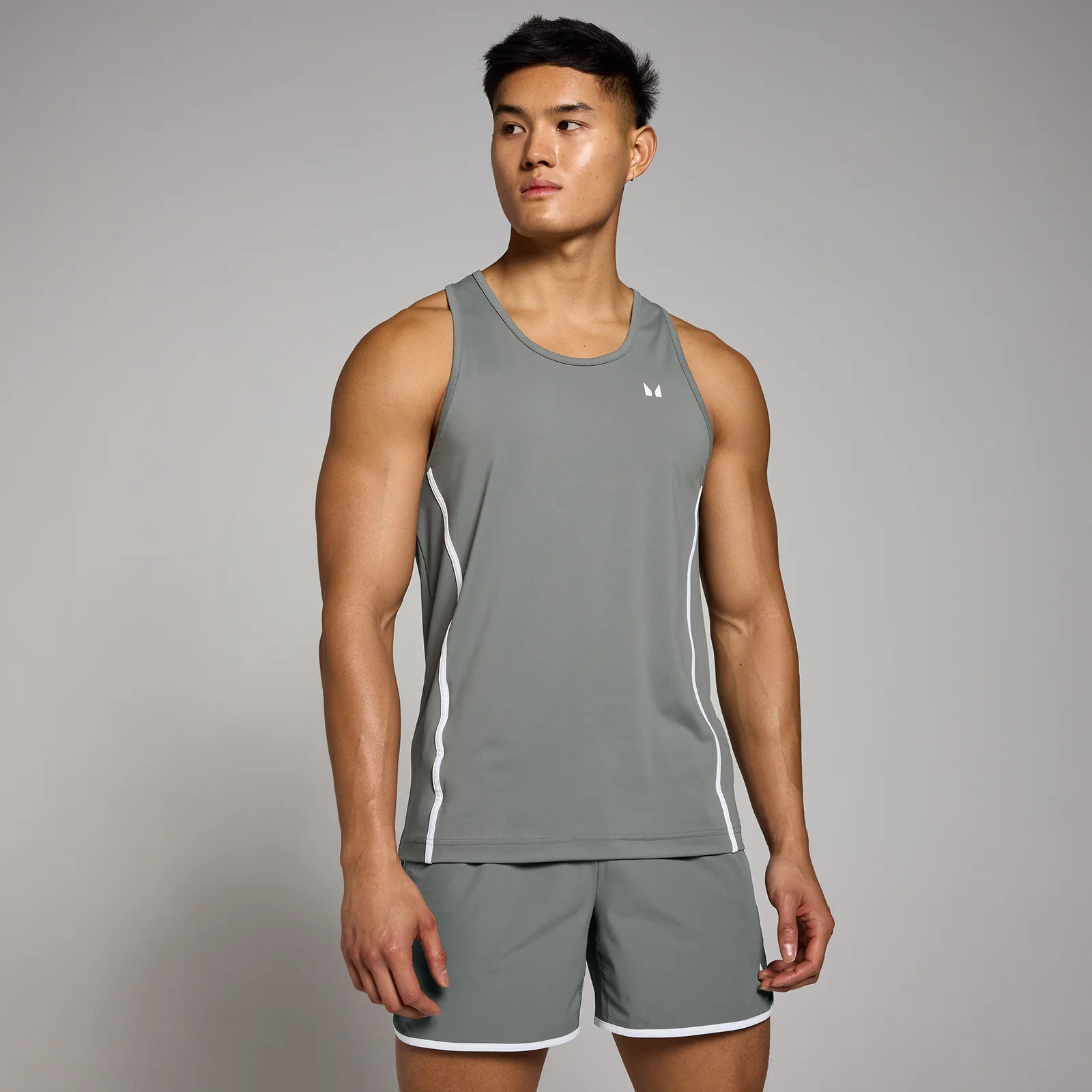 MP Men's Tempo Binding Vest - Rock - XS Bilde 1