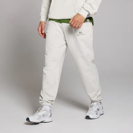 MP Men's Retro Graphic Oversized Joggers - Grey Marl