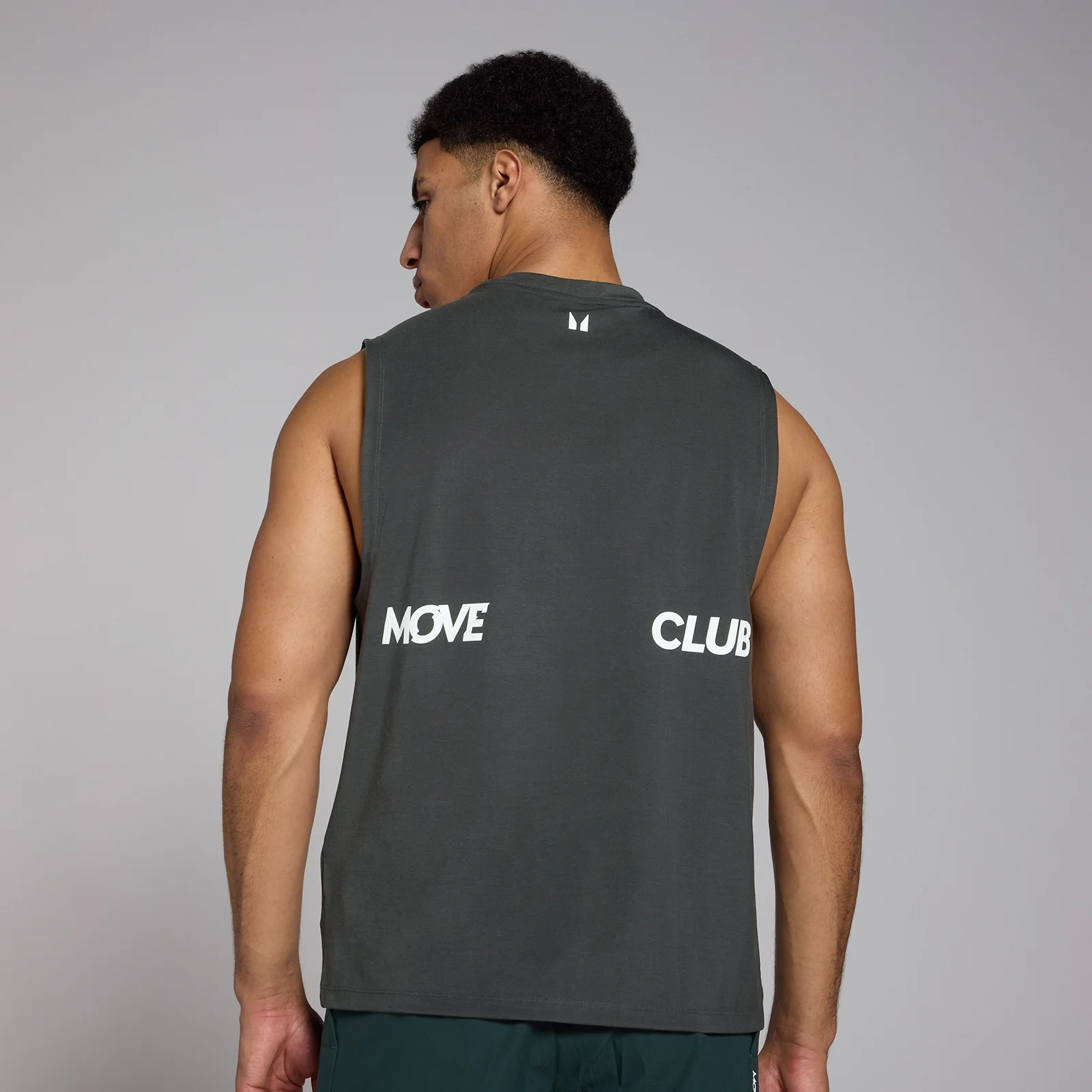MP Men's Tempo Graphic Oversized Tank - Washed Black - XS Bilde 1