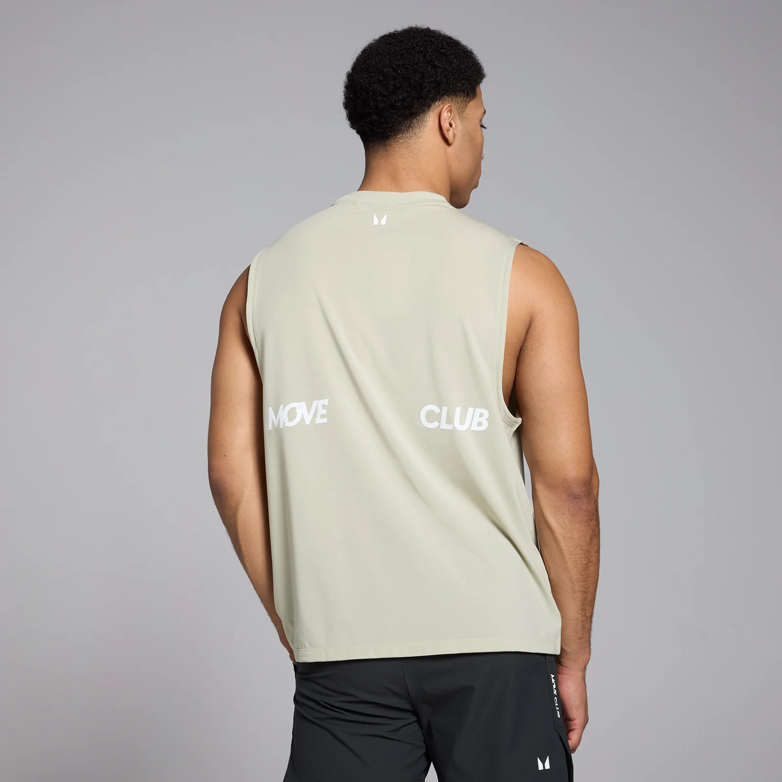 MP Men's Tempo Graphic Oversized Tank - Salt Grey - S Bilde 1