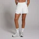 MP Women's Tempo Asymmetric Pleated Skort - White
