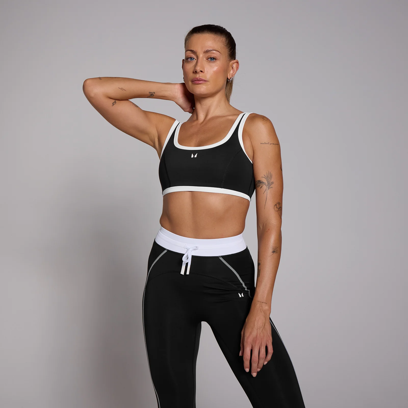 MP Women's Tempo Contrast Sports Bra - Black - XS Bilde 1