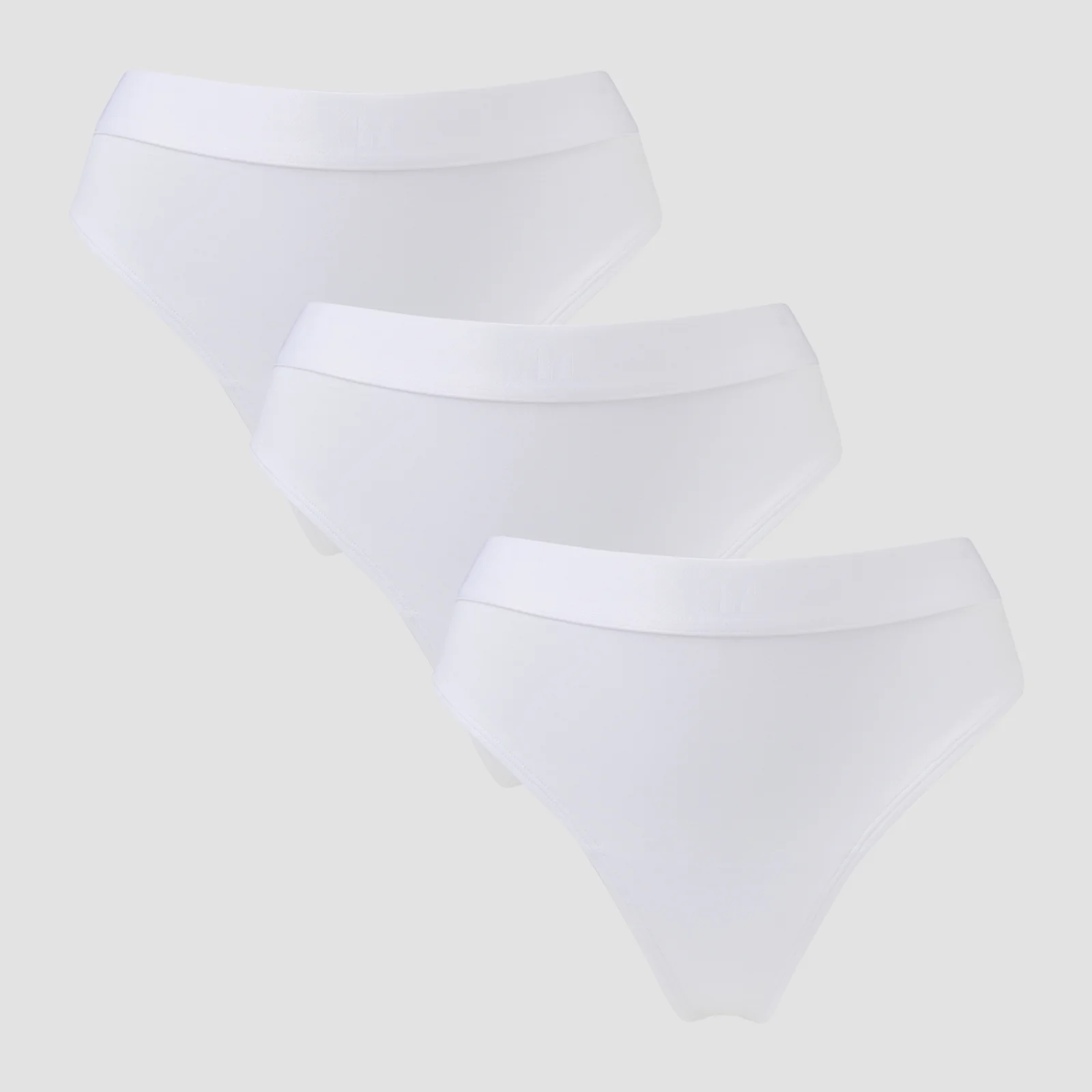 MP Women's Mid Rise Thong (3 Pack) - White - M Bilde 1
