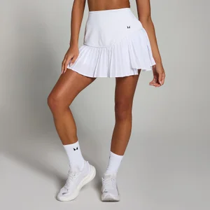 MP Women's Tempo Pleated Tennis Skort - White - Size L