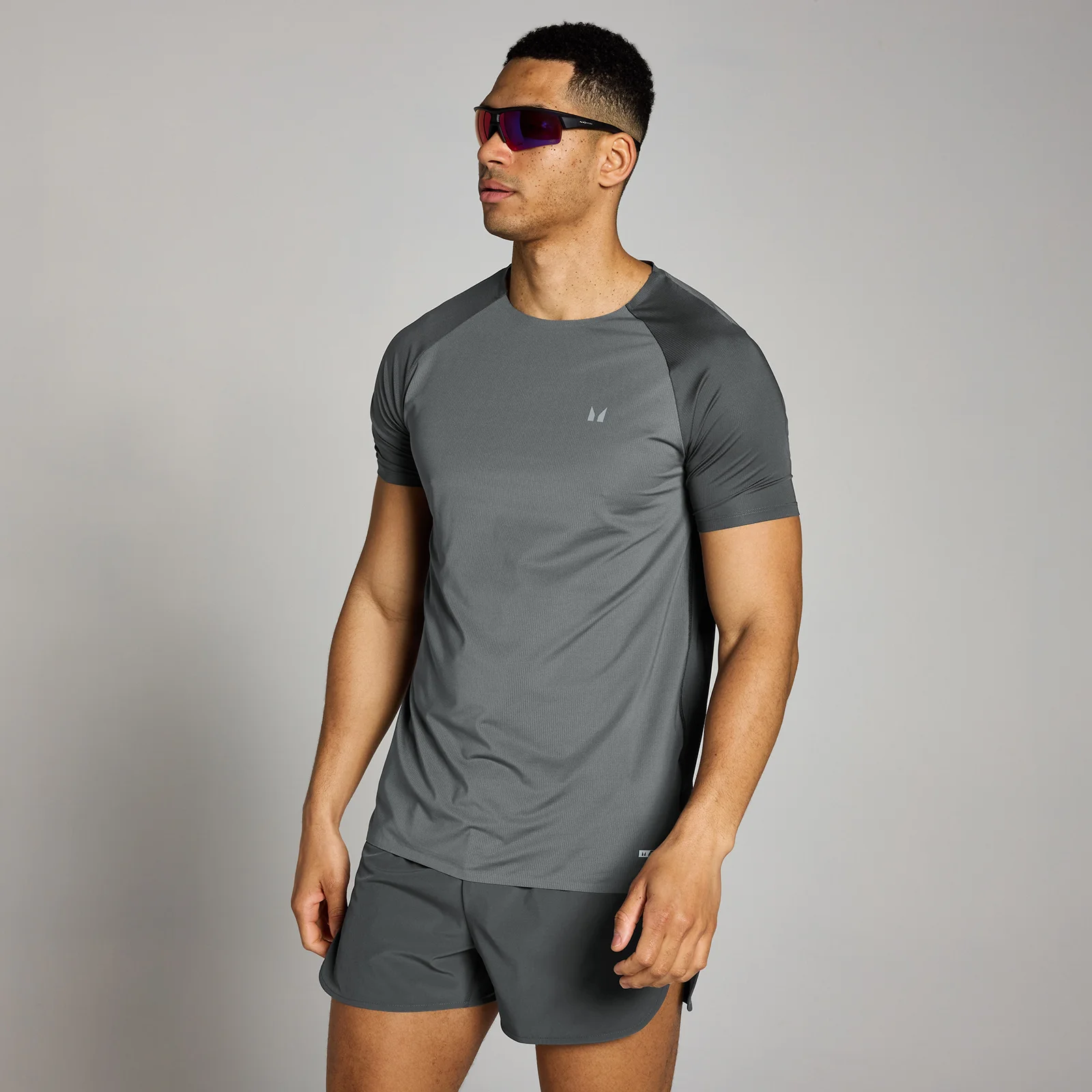 MP Men's Velocity Ultra Mesh T-Shirt - Dark Grey - S Bilde 1