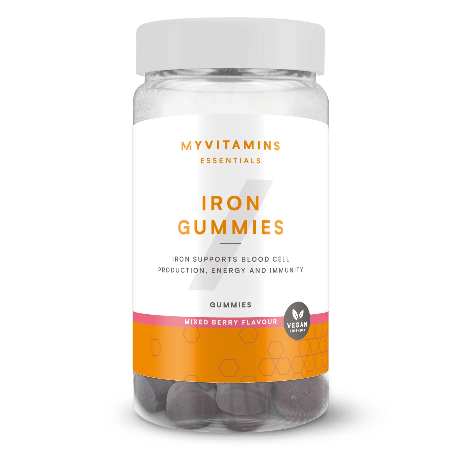 Myvitamins Iron Gummies - 30servings - Mikset bær Bilde 1