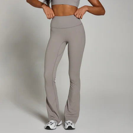 MP Women's Tempo Flared Leggings - Mushroom